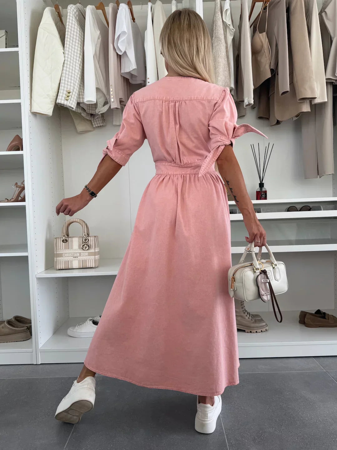 Ivanka | Strålende denimkjole
