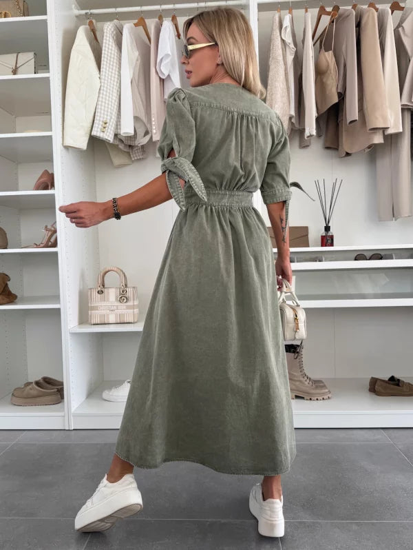 Ivanka | Strålende denimkjole