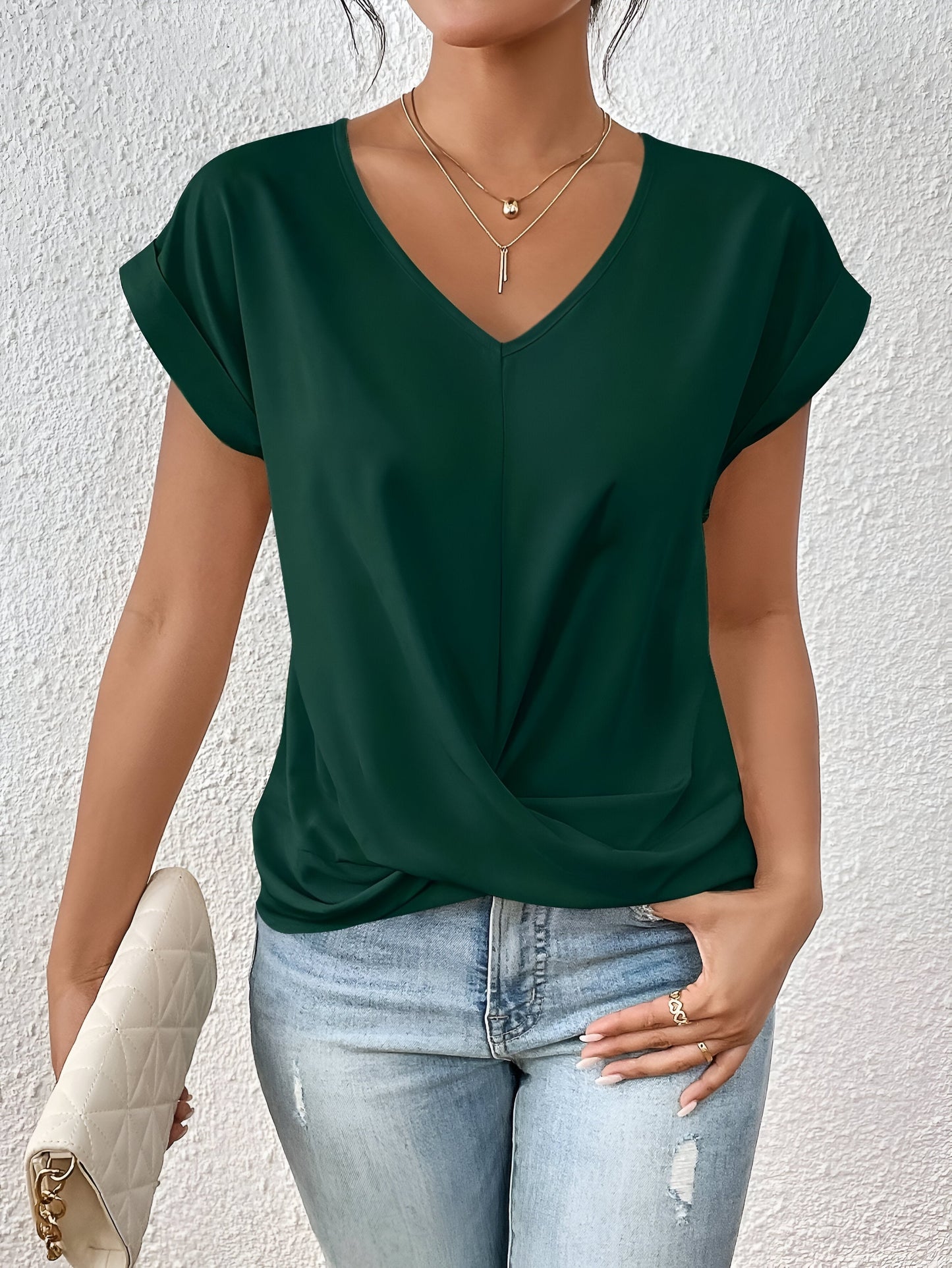 NOVERA™ | Casual T-shirt med sweetheart halsudskæring