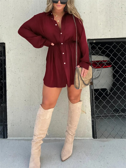 Jessica Satin Pant Dress