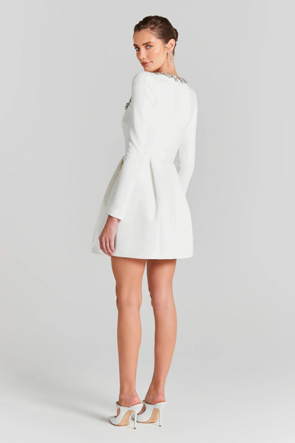 Fleur de Velours Lange Mouwen Jurk